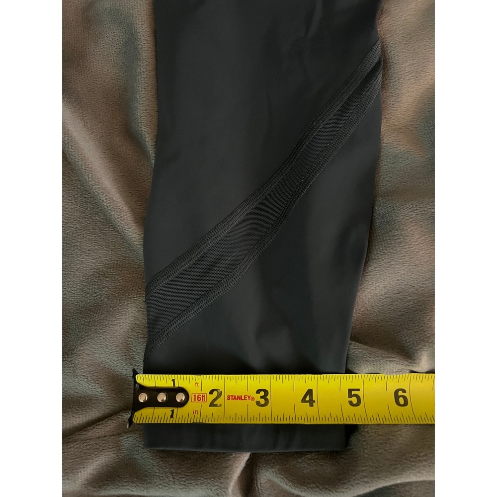 Lululemon Dark Grey Mesh Panel High Rise Leggings with Pockets - Picture 5 of 10